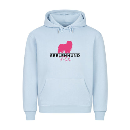 Premium Hoodie "Puli - Seelenhund" Babyblau – hunde-shirt.de