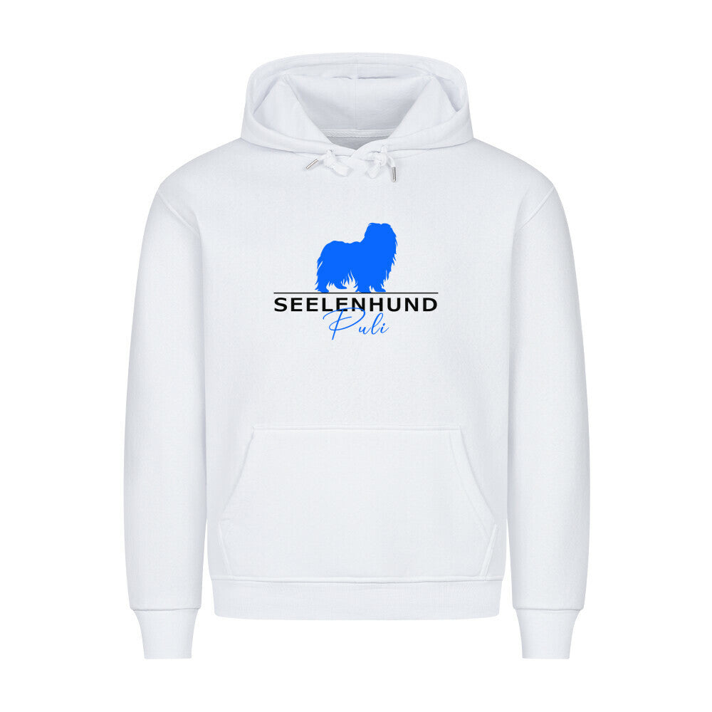 Premium Hoodie "Puli - Seelenhund" Weiß – hunde-shirt.de