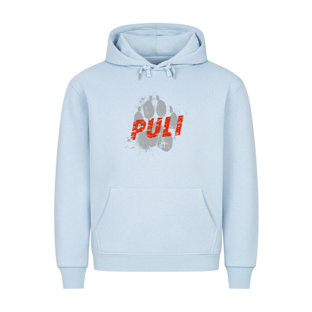 Premium Hoodie "Puli - PAW" Babyblau – hunde-shirt.de