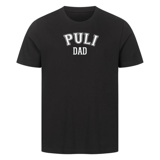 Premium T-Shirt "Puli - DAD" Schwarz – hunde-shirt.de