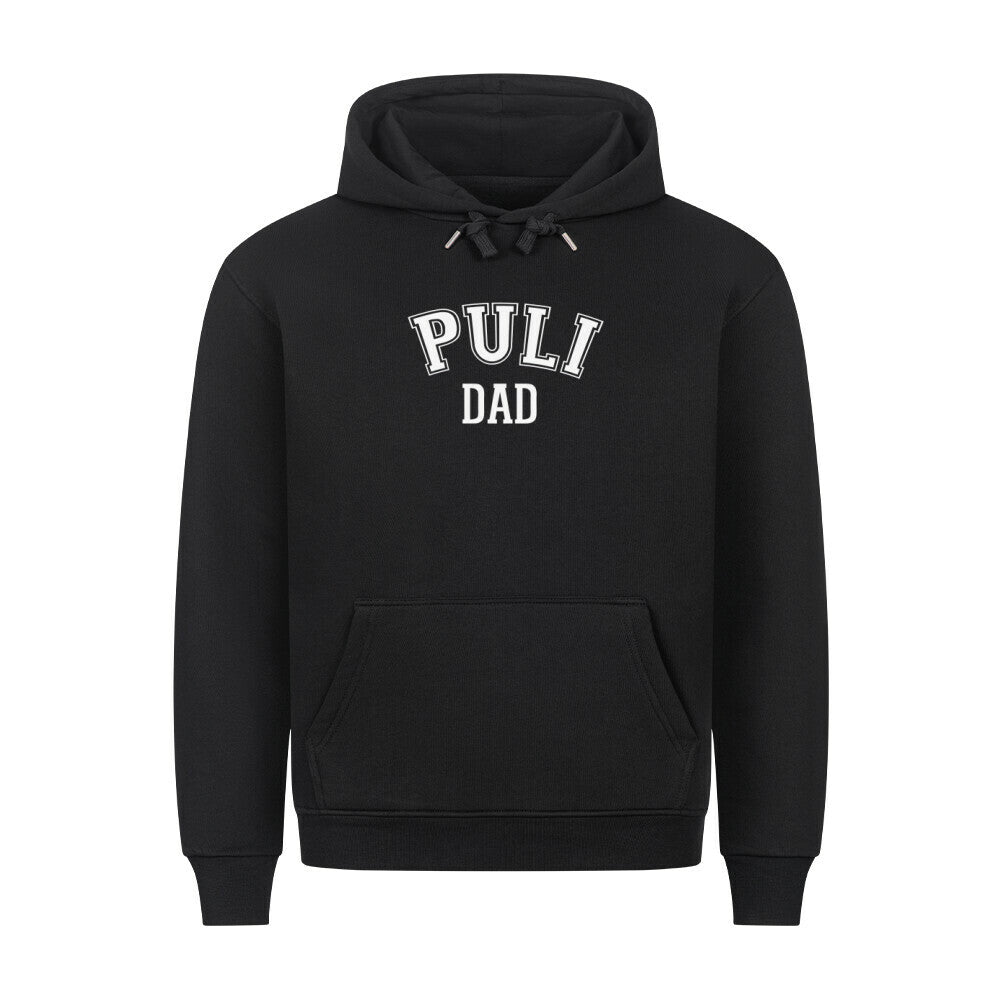 Premium Hoodie "Puli - DAD" Schwarz – hunde-shirt.de
