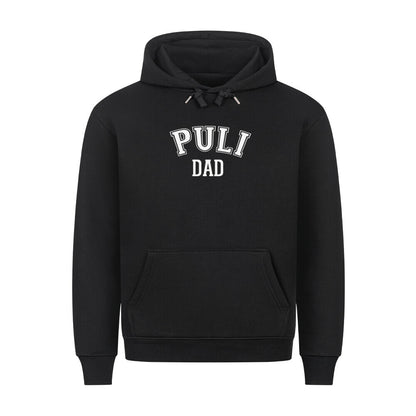 Premium Hoodie "Puli - DAD" Schwarz – hunde-shirt.de