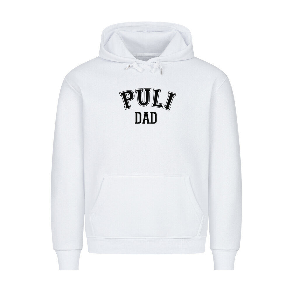 Premium Hoodie "Puli - DAD" Weiß – hunde-shirt.de