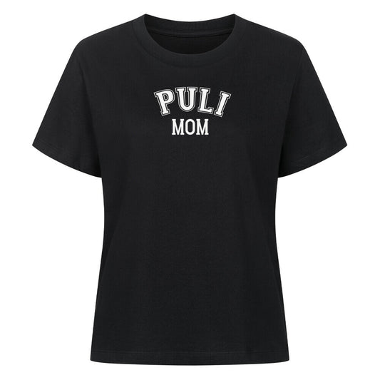Premium Damen-Shirt "Puli - MOM" Schwarz – hunde-shirt.de