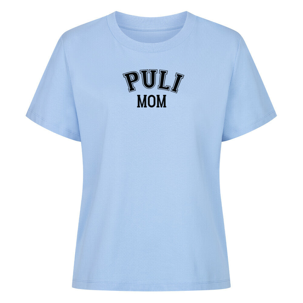 Premium Damen-Shirt "Puli - MOM" Sky Blue – hunde-shirt.de