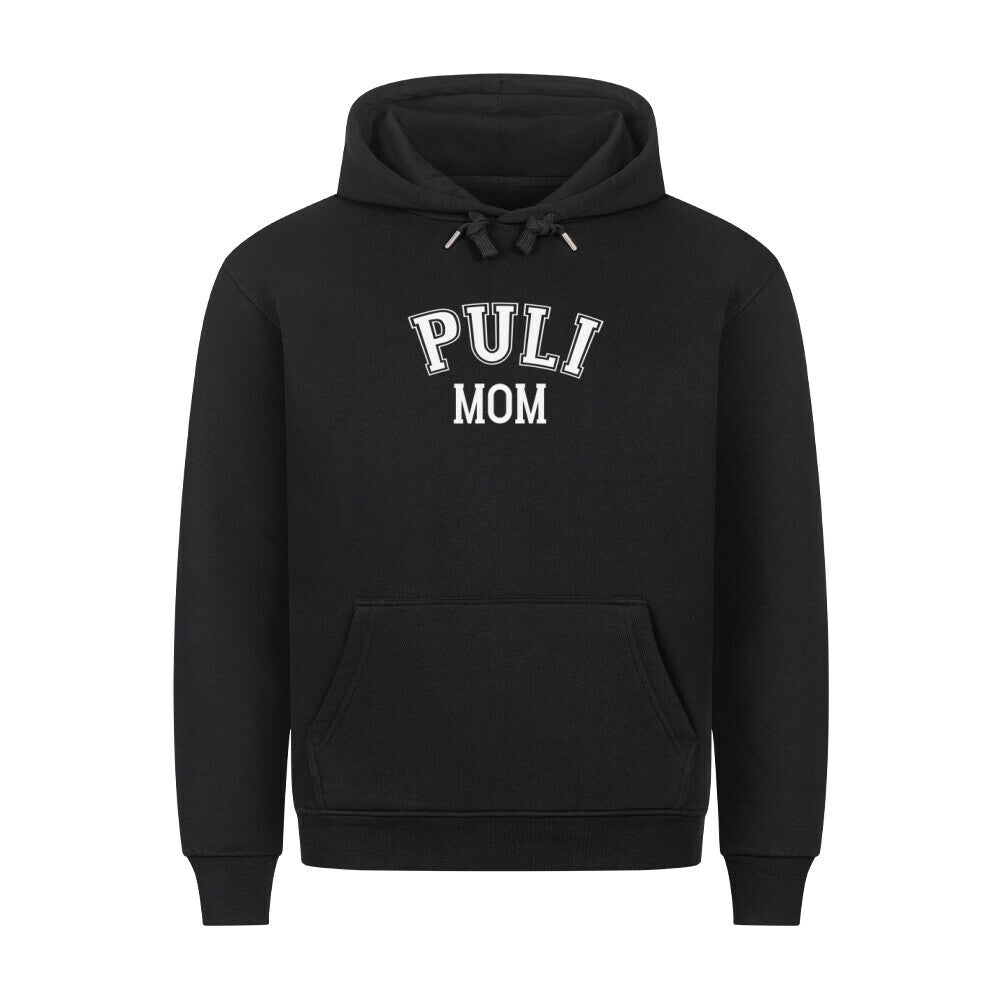 Premium Hoodie "Puli - MOM" Schwarz – hunde-shirt.de