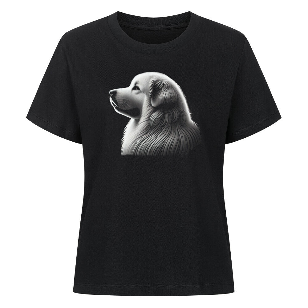 Premium Damen-Shirt "Patou - Shine" Schwarz – hunde-shirt.de