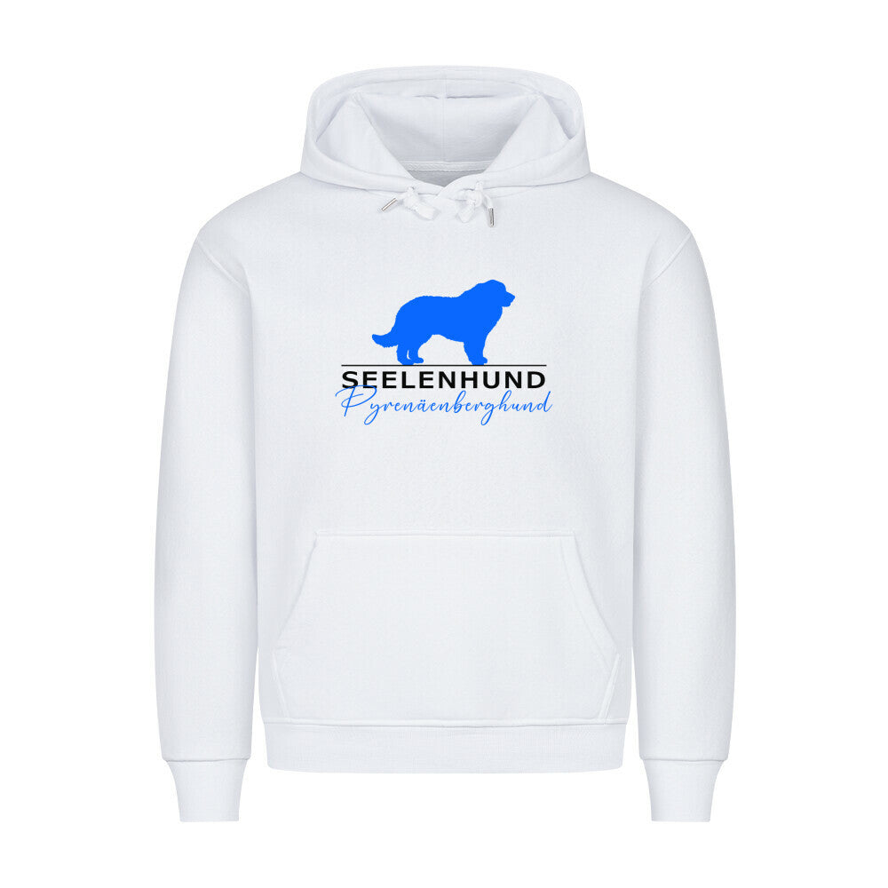 Premium Hoodie "Patou - Seelenhund" Weiß – hunde-shirt.de