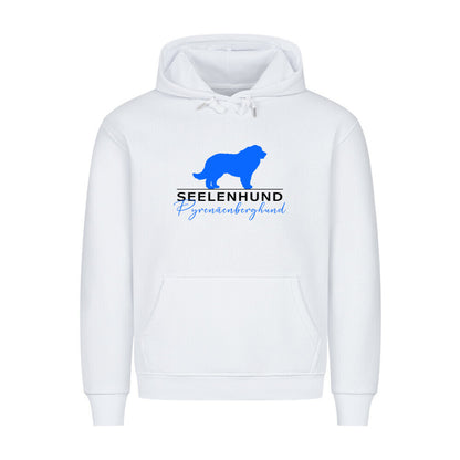 Premium Hoodie "Patou - Seelenhund" Weiß – hunde-shirt.de