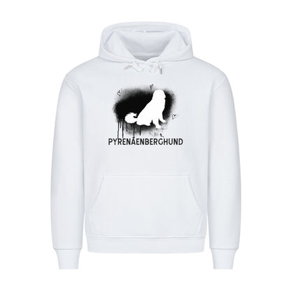 Premium Hoodie "Patou - Brush" Weiß – hunde-shirt.de