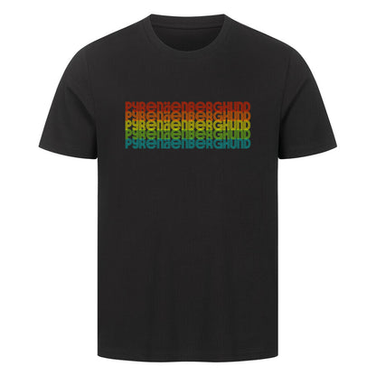 Premium T-Shirt "Pyrenäenberghund - RETRO" Schwarz – hunde-shirt.de