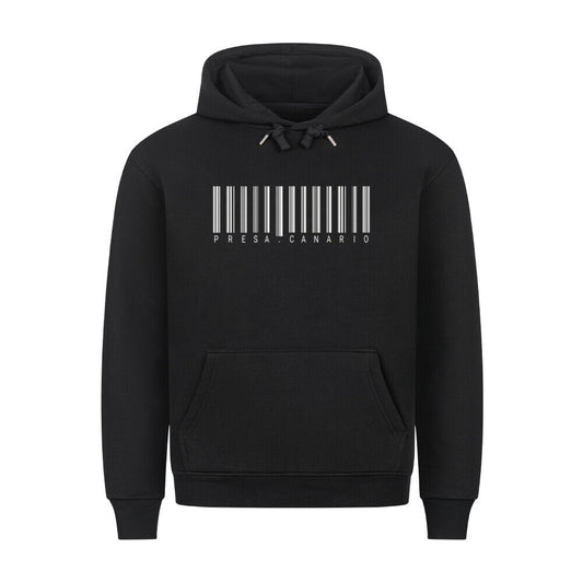 Premium Hoodie "Presa Canario - CODE" Schwarz – hunde-shirt.de