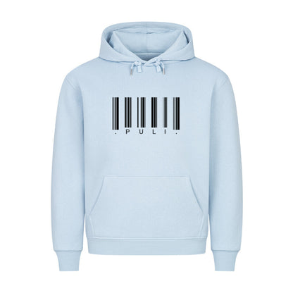 Premium Hoodie "Puli - CODE" Babyblau – hunde-shirt.de