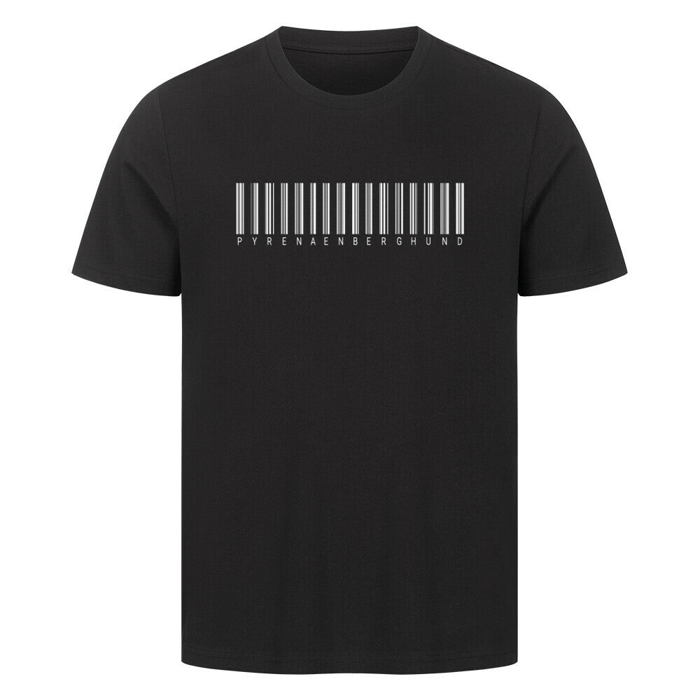 Premium T-Shirt "Pyrenäenberghund - CODE" Schwarz – hunde-shirt.de