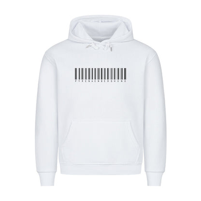 Premium Hoodie "Pyrenäenberghund - CODE" Weiß – hunde-shirt.de