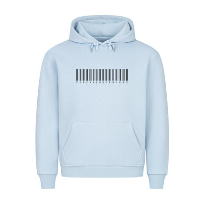 Premium Hoodie "Pyrenäenberghund - CODE" Babyblau – hunde-shirt.de