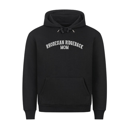Premium Hoodie "Rhodesian Ridgeback - MOM" Schwarz – hunde-shirt.de