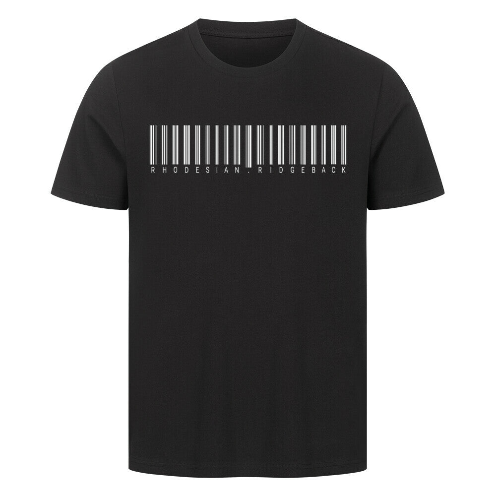 Premium T-Shirt "Rhodesian Ridgeback - Scan" Schwarz – hunde-shirt.de