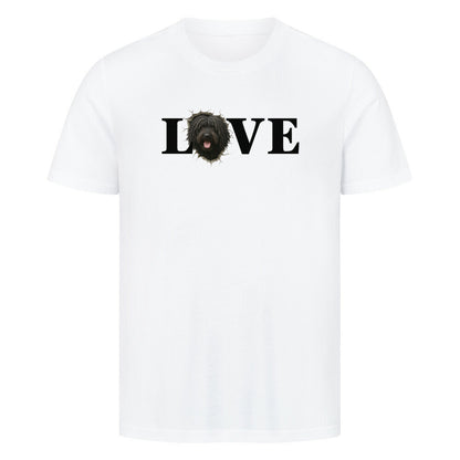 Premium T-Shirt "Puli - LOVE" Weiß – hunde-shirt.de