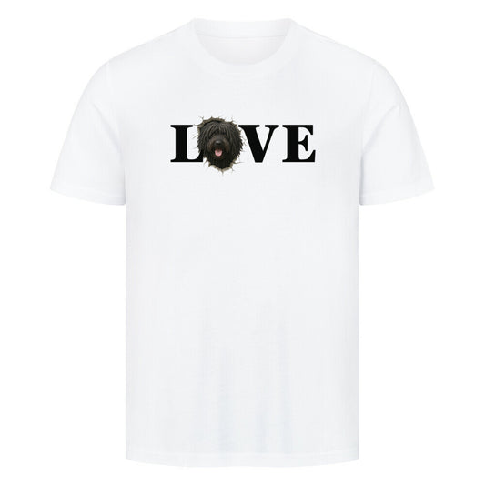 Premium T-Shirt "Puli - LOVE" Weiß – hunde-shirt.de