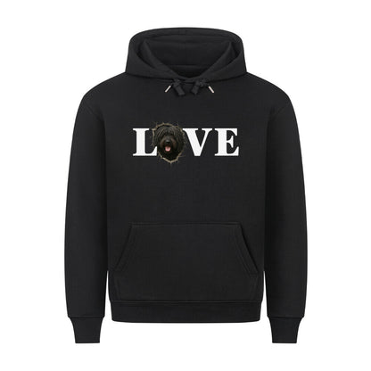 Premium Hoodie "Puli - LOVE" Schwarz – hunde-shirt.de