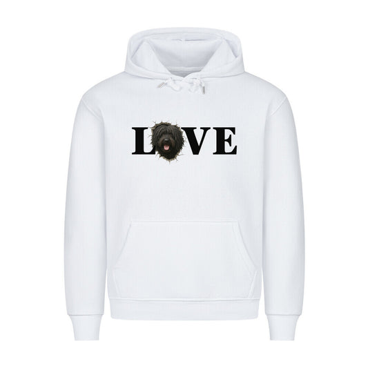 Premium Hoodie "Puli - LOVE" Weiß – hunde-shirt.de