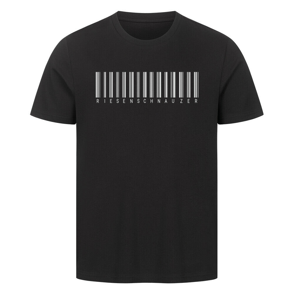 Premium T-Shirt "Riesenschnauzer - Scan" Schwarz – hunde-shirt.de