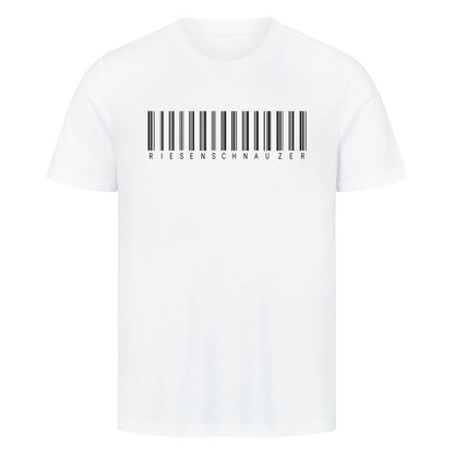 Premium T-Shirt "Riesenschnauzer - Scan" Weiß – hunde-shirt.de