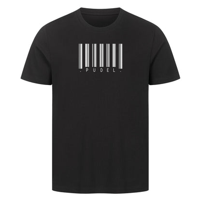 Premium T-Shirt "Pudel - Scan" Schwarz – hunde-shirt.de