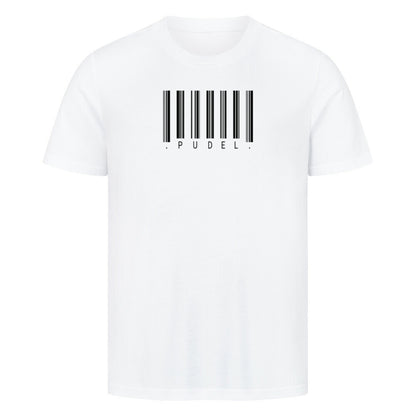 Premium T-Shirt "Pudel - Scan" Weiß – hunde-shirt.de