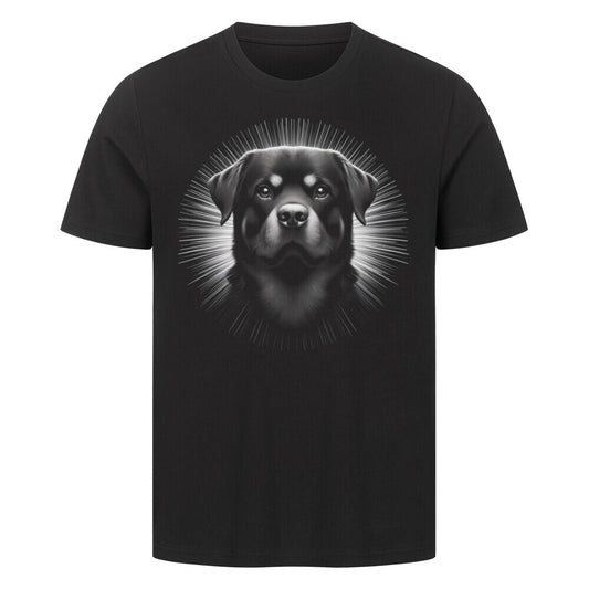 Premium T-Shirt "Rottweiler - Bright" Schwarz – hunde-shirt.de