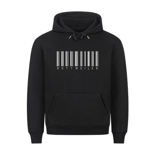 Premium Hoodie "Rottweiler - Scan" Schwarz – hunde-shirt.de