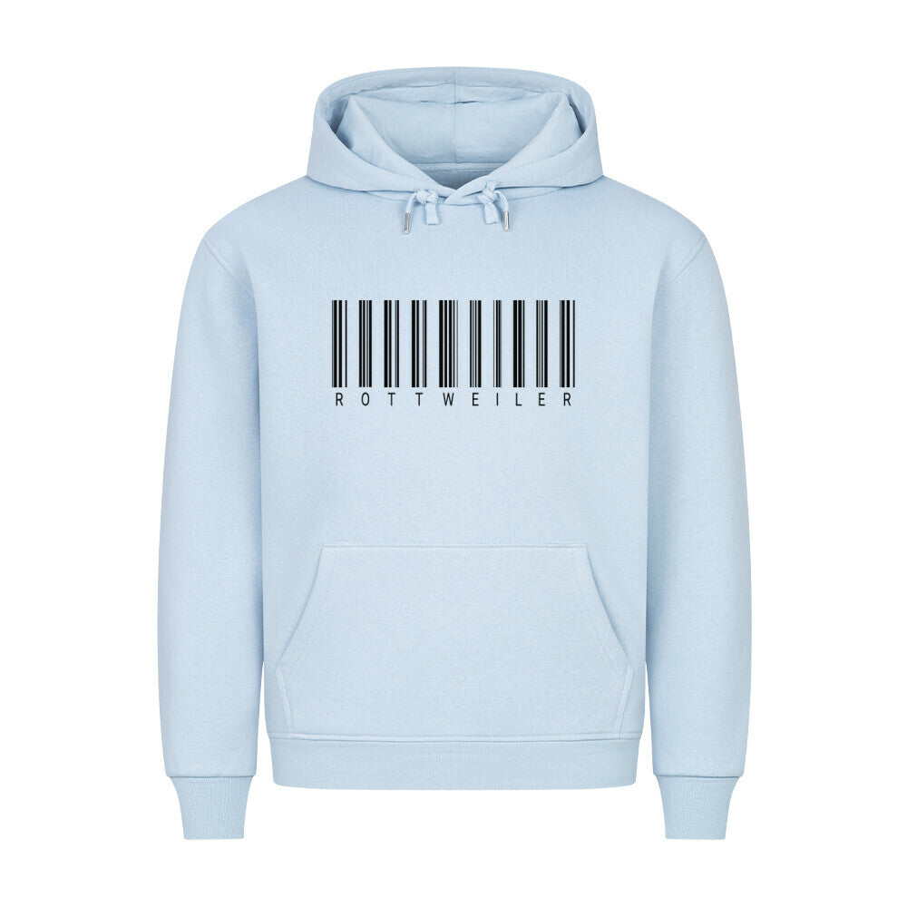 Premium Hoodie "Rottweiler - Scan" Babyblau – hunde-shirt.de