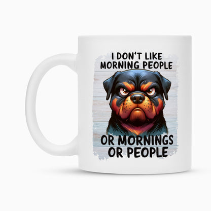 Tasse "Rottweiler - Morning People" – hunde-shirt.de