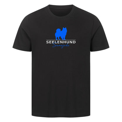Premium T-Shirt "Samoyed - Seelenhund" Schwarz – hunde-shirt.de