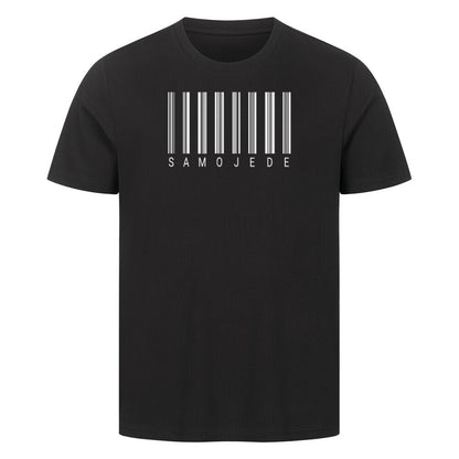 Premium T-Shirt "Samoyed - Scan" Schwarz – hunde-shirt.de