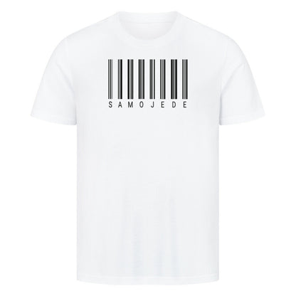 Premium T-Shirt "Samoyed - Scan" Weiß – hunde-shirt.de