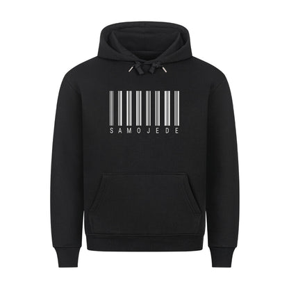 Premium Hoodie "Samoyed - Scan" Schwarz – hunde-shirt.de
