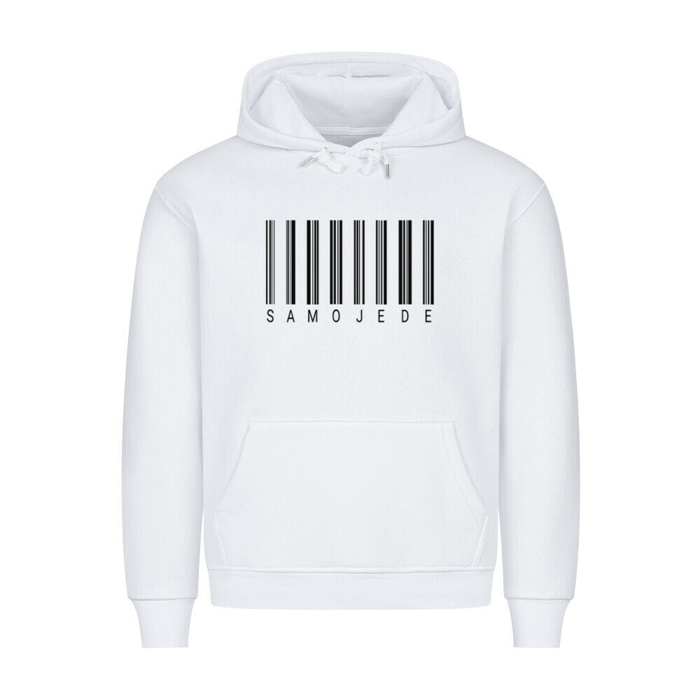 Premium Hoodie "Samoyed - Scan" Weiß – hunde-shirt.de