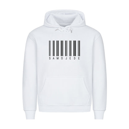 Premium Hoodie "Samoyed - Scan" Weiß – hunde-shirt.de