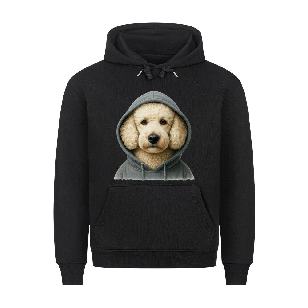 Premium Hoodie "Pudel - Hooded" Schwarz – hunde-shirt.de