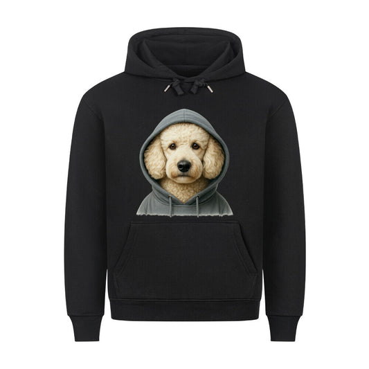 Premium Hoodie "Pudel - Hooded" Schwarz – hunde-shirt.de