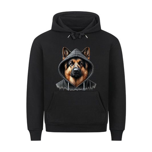 Premium Hoodie "Schäferhund - Hooded" Schwarz – hunde-shirt.de