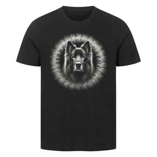 Premium T-Shirt "Altdeutscher Schäferhund - Bright" Schwarz – hunde-shirt.de