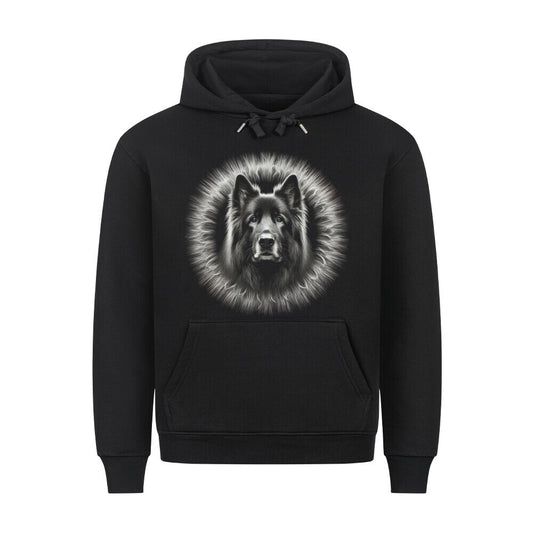 Premium Hoodie "Altdeutscher Schäferhund - Bright" Schwarz – hunde-shirt.de
