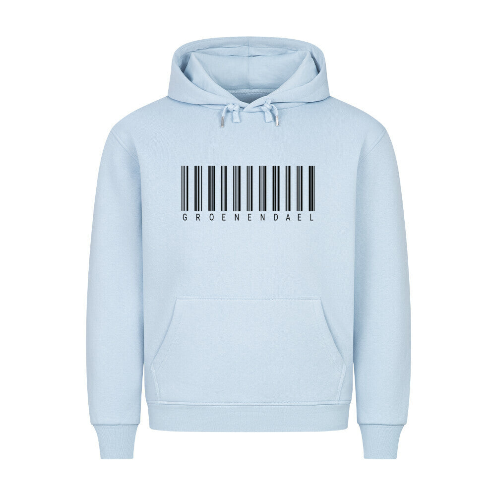 Premium Hoodie "Groenendael - Scan" Babyblau – hunde-shirt.de