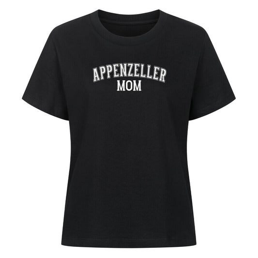 Premium Damen-Shirt "Appenzeller - MOM" Schwarz – hunde-shirt.de