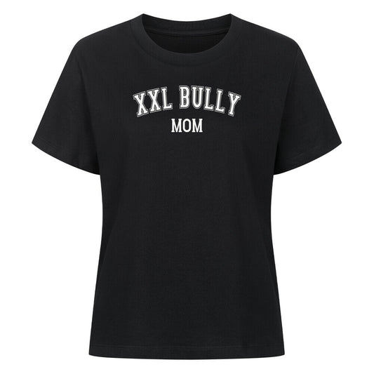 Premium Damen-Shirt "Bully XXL - MOM" Schwarz – hunde-shirt.de