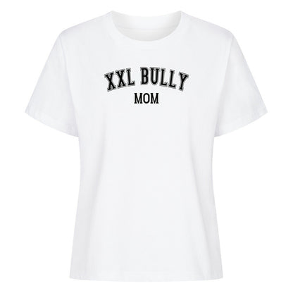Premium Damen-Shirt "Bully XXL - MOM" Weiß – hunde-shirt.de