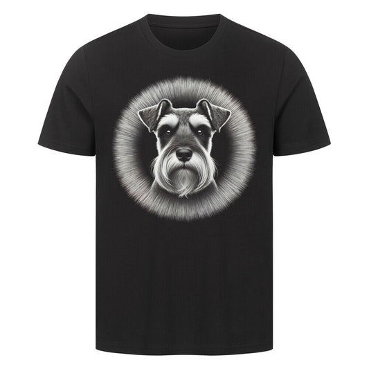 Premium T-Shirt "Schnauzer - Bright" Schwarz – hunde-shirt.de